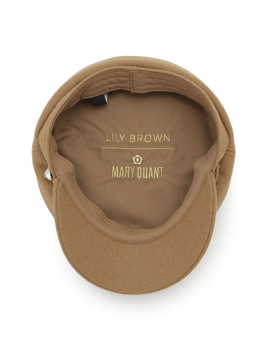 LILY BROWN×MARY QUANT】パールボタンキャスケット(帽子