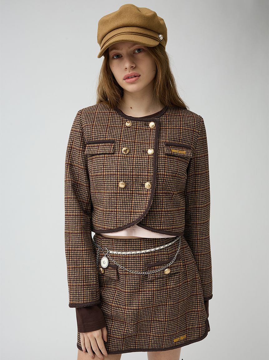 LILY BROWN×MARY QUANT】パールボタンキャスケット(帽子