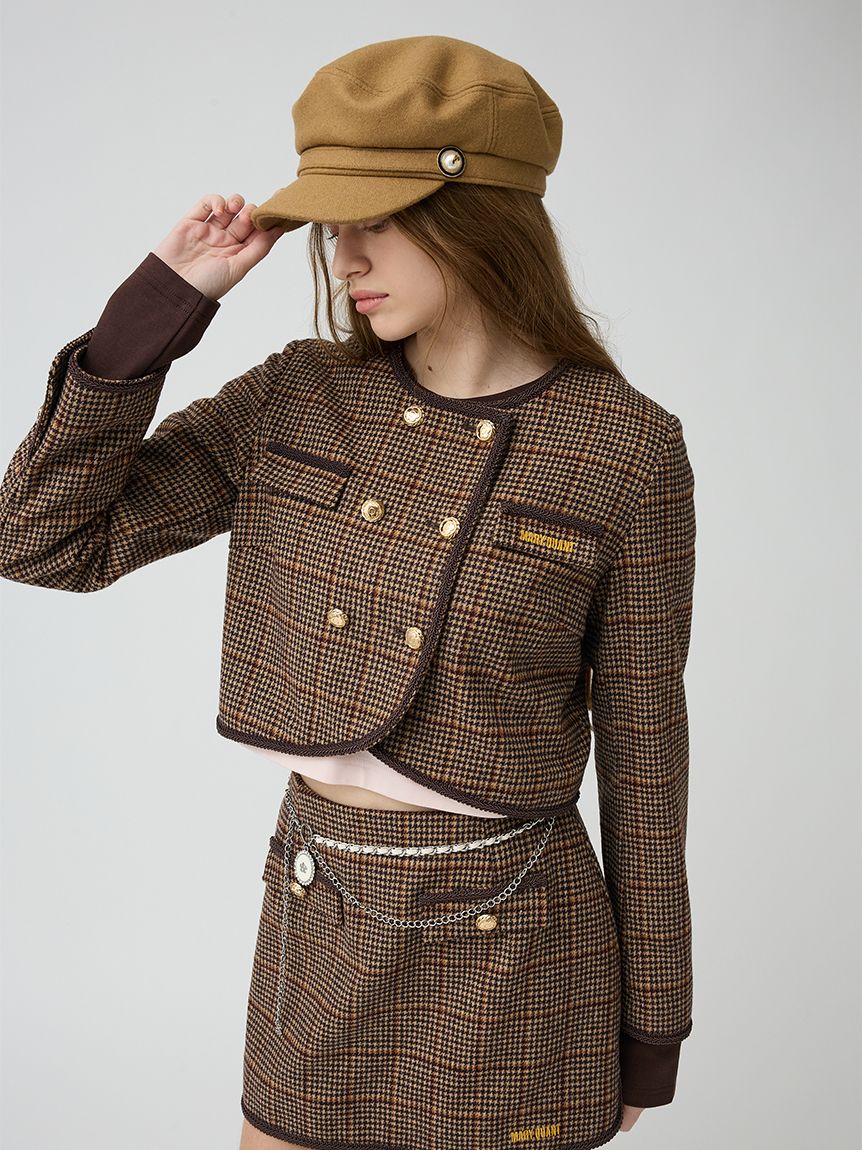 LILY BROWN×MARY QUANT】パールボタンキャスケット(帽子