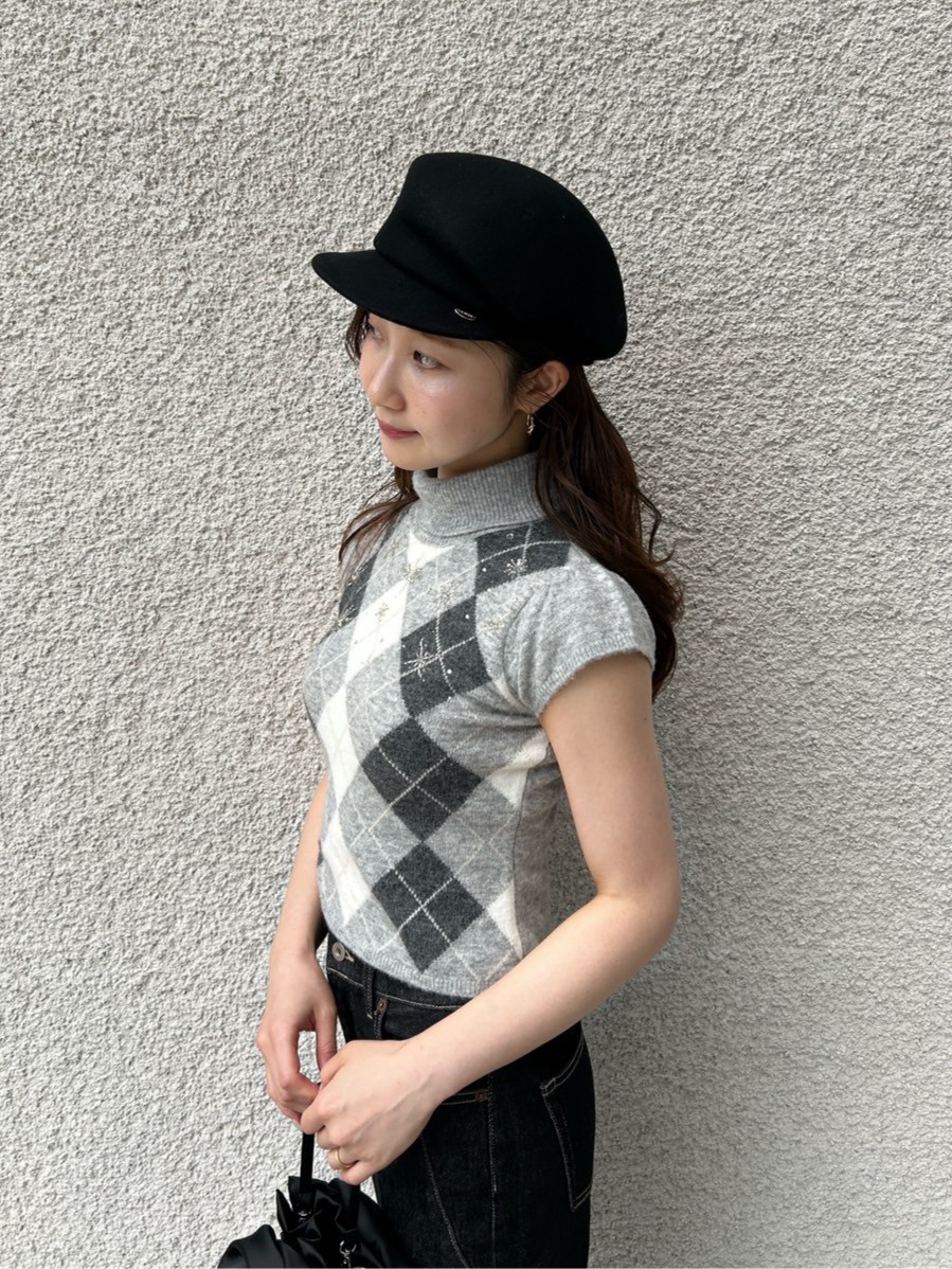 ウールフェルトキャスケット(キャスケット)｜HAT｜LILY BROWN（リリー