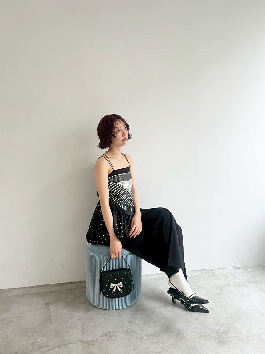 リボンスリングバックパンプス(パンプス)｜シューズ｜LILY BROWN