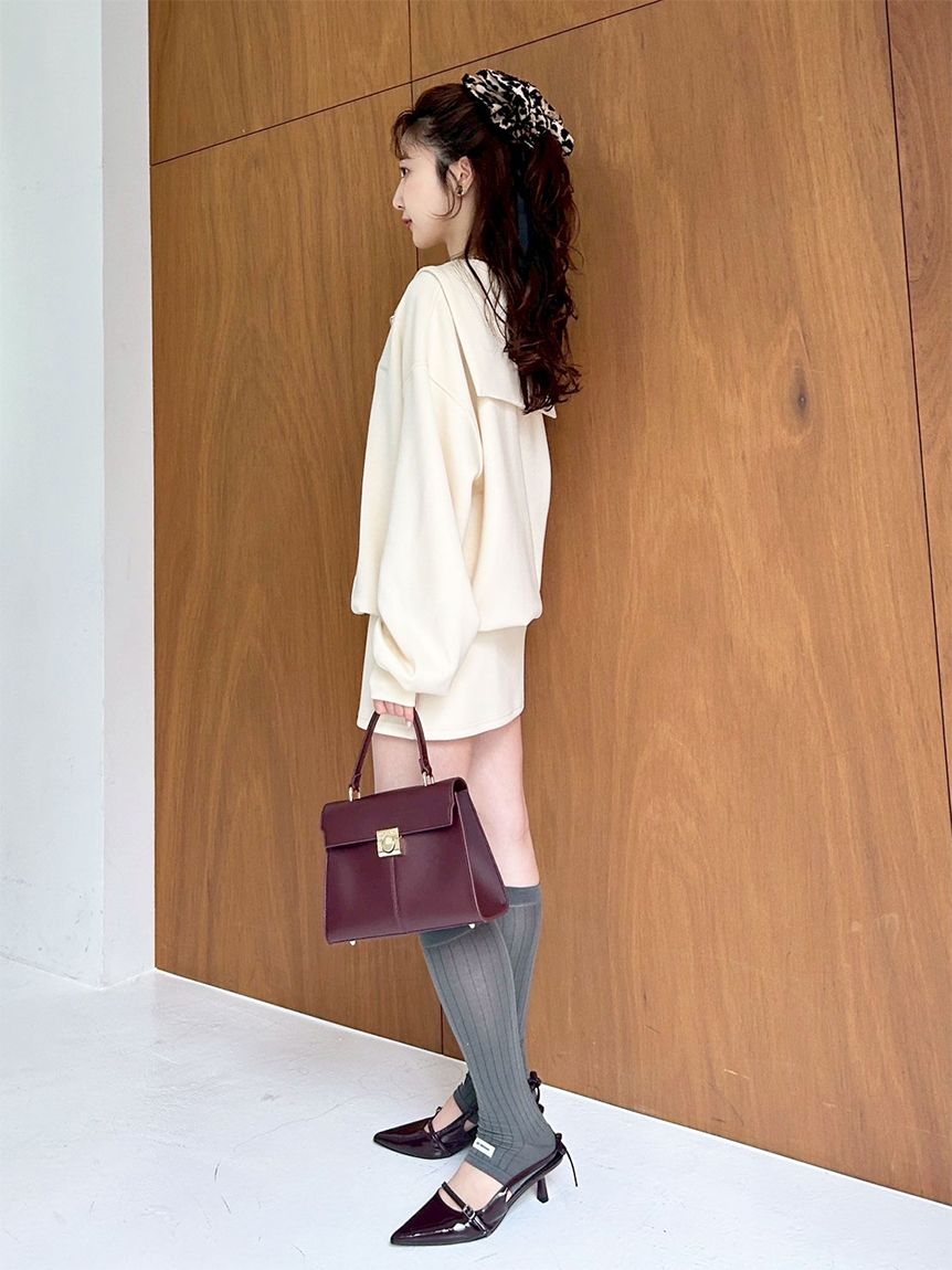 LILY BROWN 黒 スリングバックリボンパンプス　美品 LILY BROWN パンプス リボンスリングバックパンプス : ZOZOTOWN