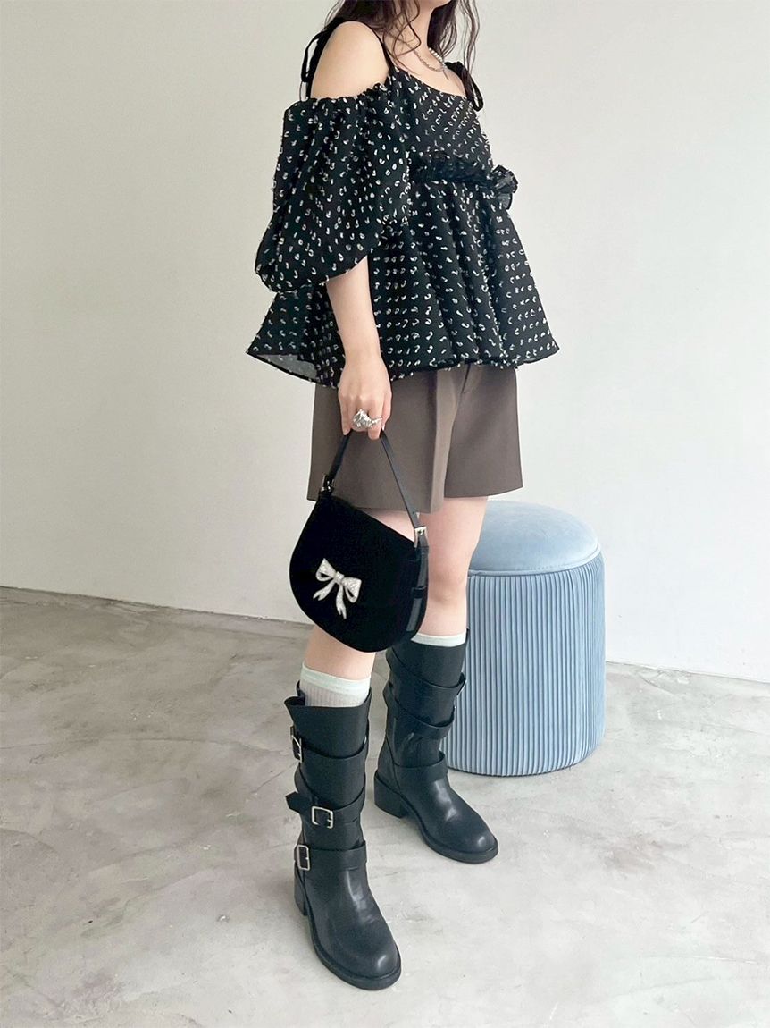 3バックルミドルブーツ(ブーツ)｜シューズ｜LILY BROWN（リリー