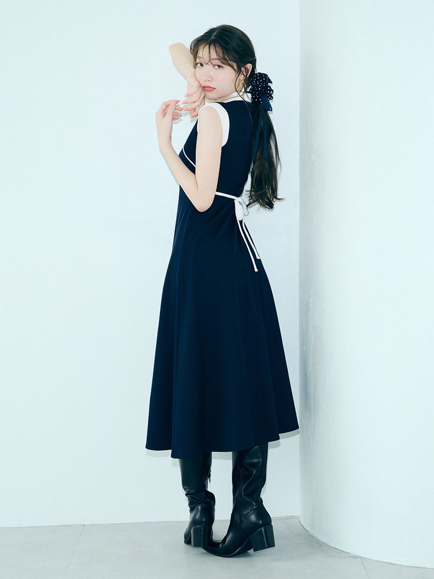 リリーブラウン　バイカーブーツ　ロングブーツ　ブラック　Mサイズ リリーブラウン LILY BROWN バイカーブーツ （BLK