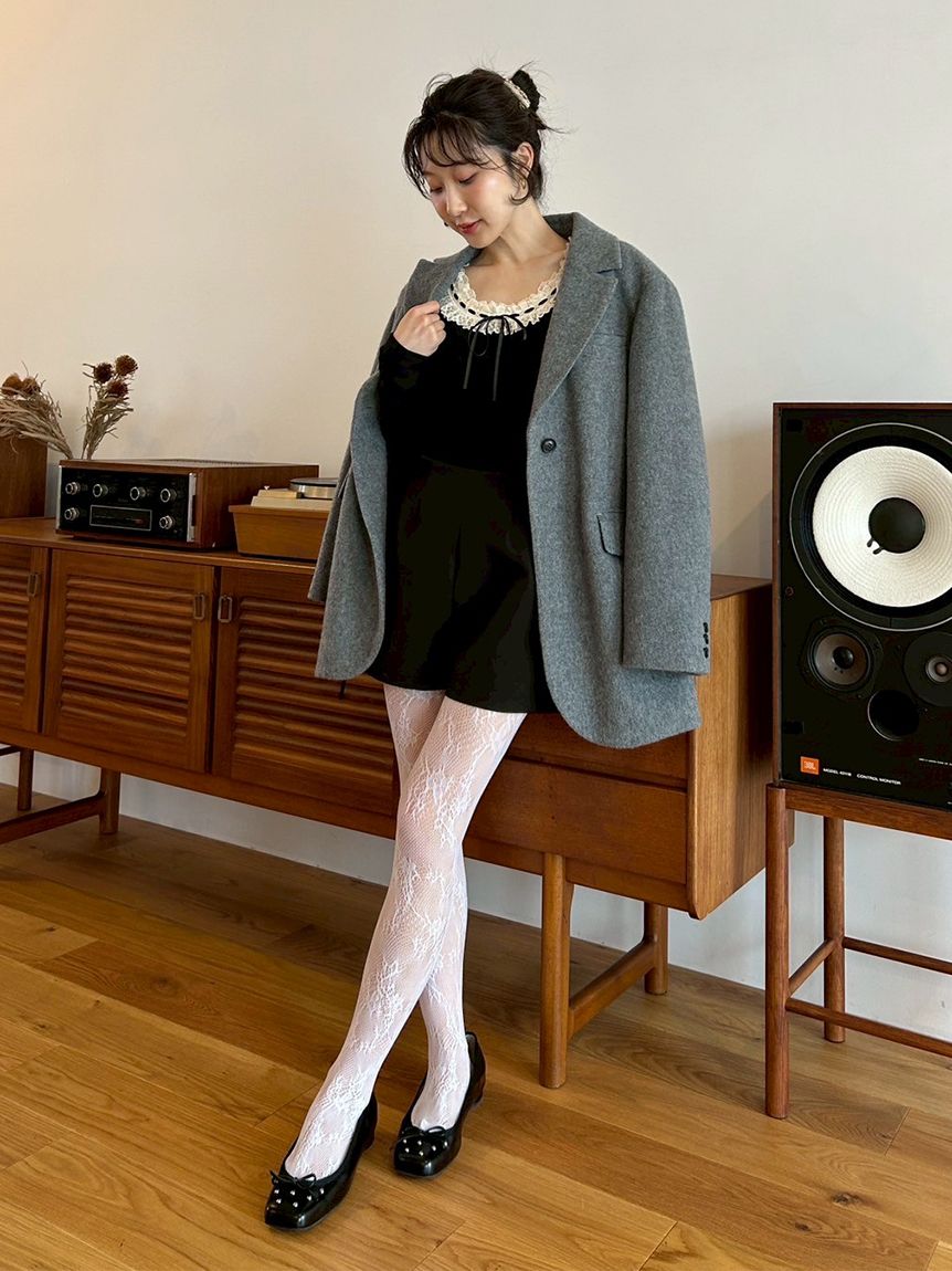 レースアップバレエシューズ(Hearts2Hearts着用)(パンプス)｜シューズ