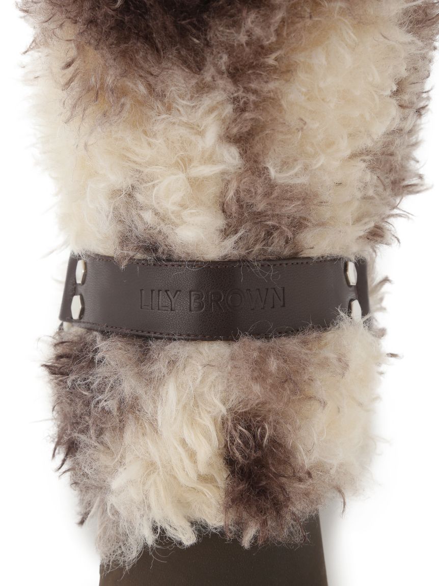 ハーネスストラップファーブーツ(雑貨)｜ファッション雑貨｜LILY BROWN