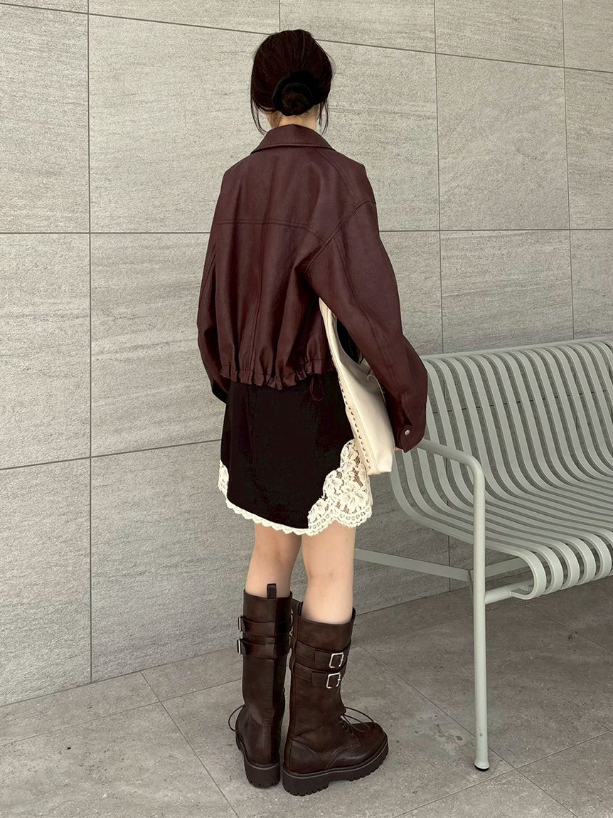 レースアップロングブーツ(雑貨)｜ファッション雑貨｜LILY BROWN
