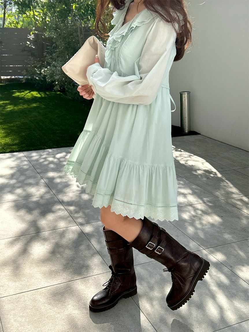 レースアップロングブーツ(雑貨)｜ファッション雑貨｜LILY BROWN