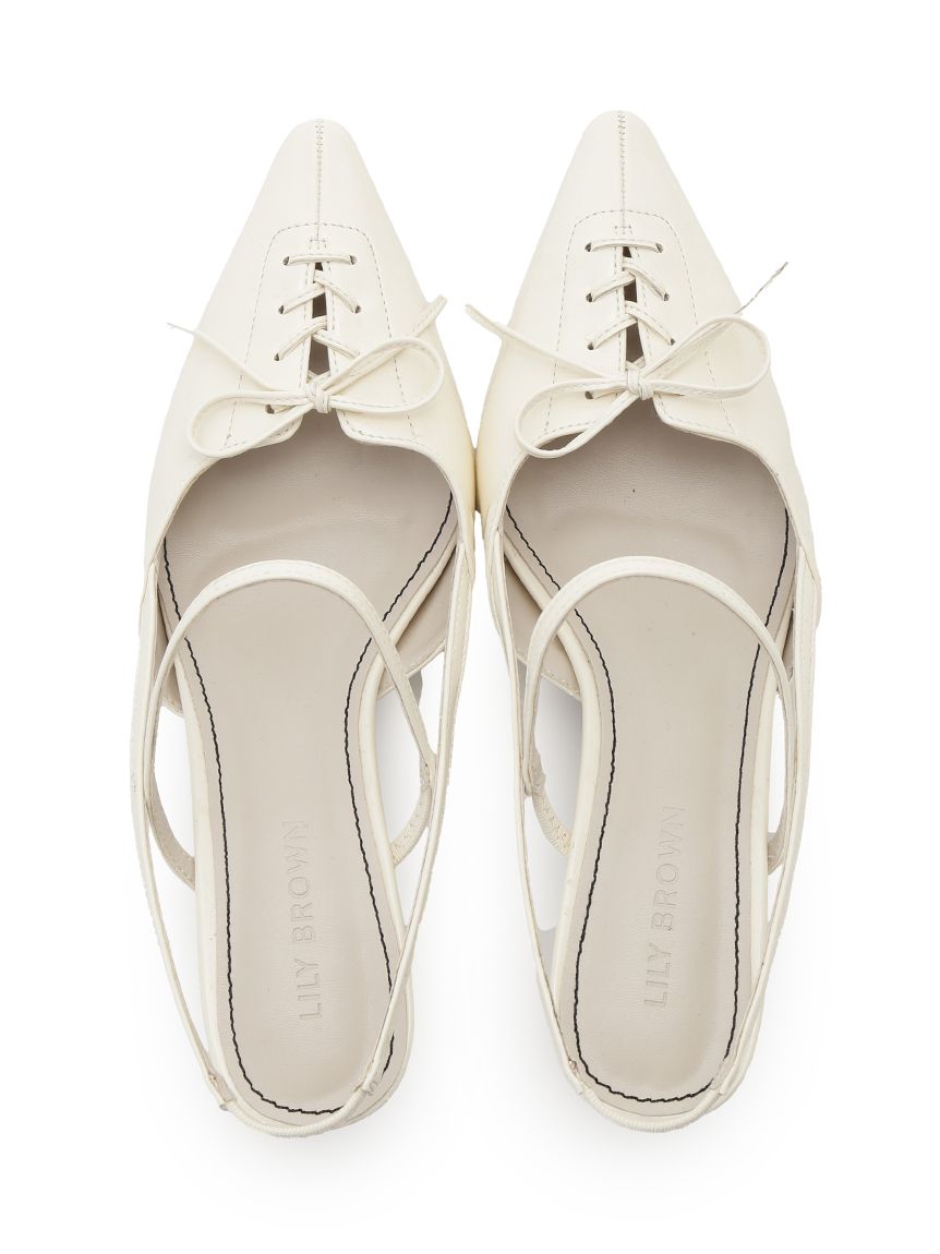 レースアップスリングバッグパンプス(パンプス)｜シューズ｜LILY BROWN