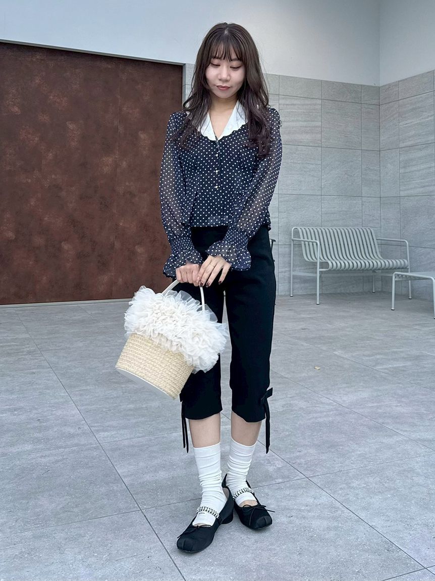 L.B CANDY STOCK]スクエアバレエシューズ(スリッポン)｜シューズ｜LILY