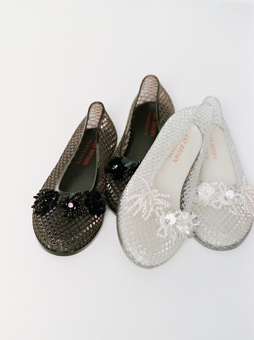 Lily Brown 元値9400円＋税 LILY BROWN×TEMPARATE 】JELLY SHOES(フラットシューズ)｜シューズ