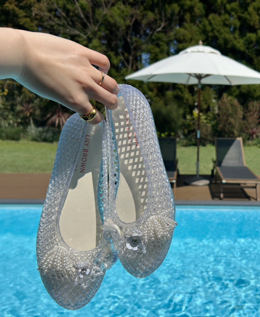 LILY BROWN×TEMPARATE 】JELLY SHOES(フラットシューズ)｜シューズ