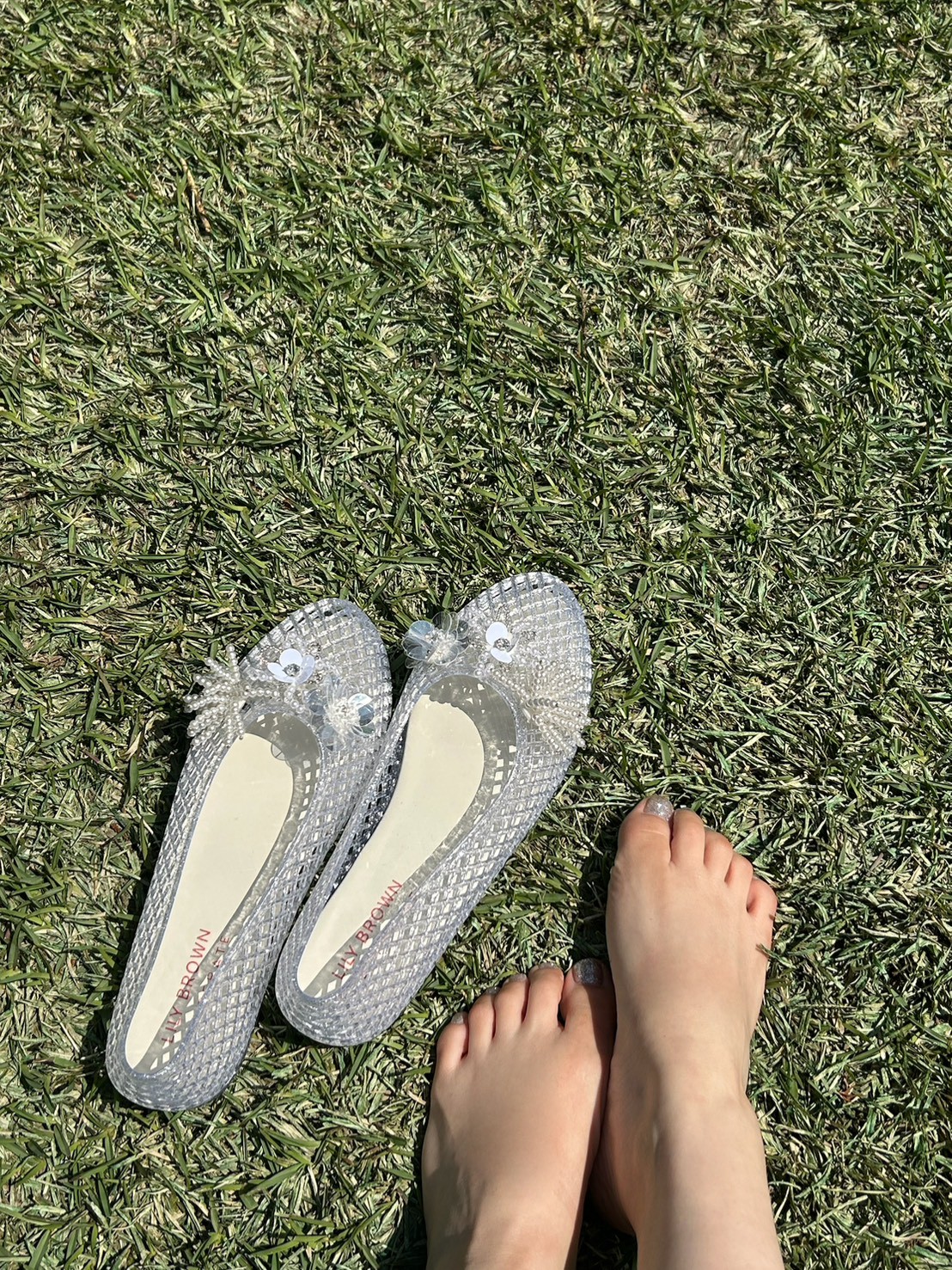 LILY BROWN×TEMPARATE 】JELLY SHOES(フラットシューズ)｜シューズ