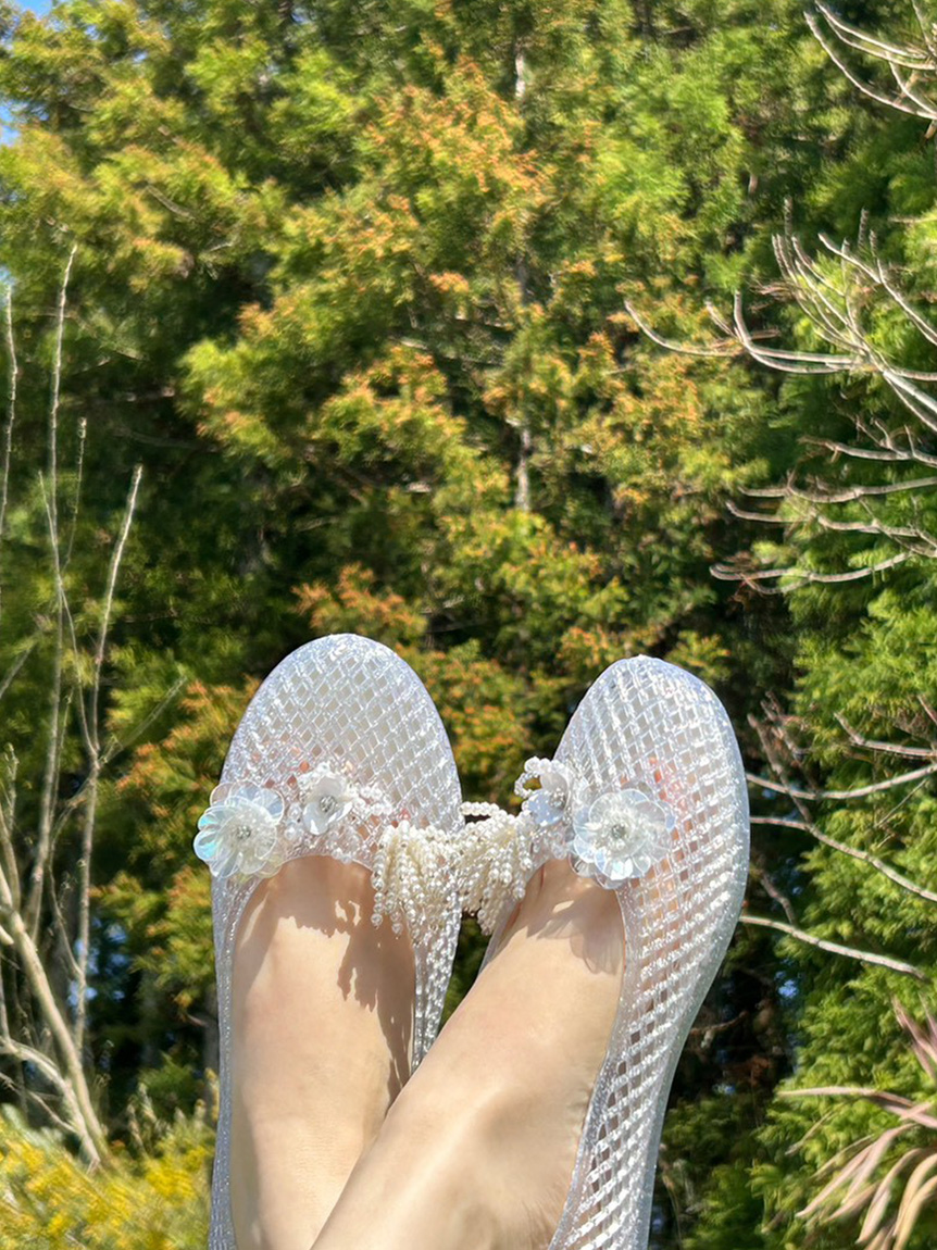 ﾘﾘｰﾌﾞﾗｳﾝ＆ｽﾅｲﾃﾞﾙ11点♪` LILY BROWN×TEMPARATE 】JELLY SHOES(フラットシューズ)｜シューズ