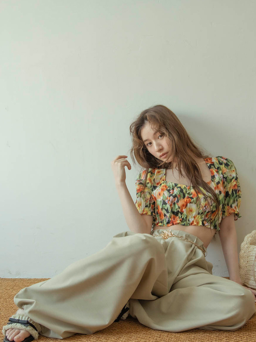 フリンジリボンミュールサンダル(サンダル)｜シューズ｜LILY BROWN