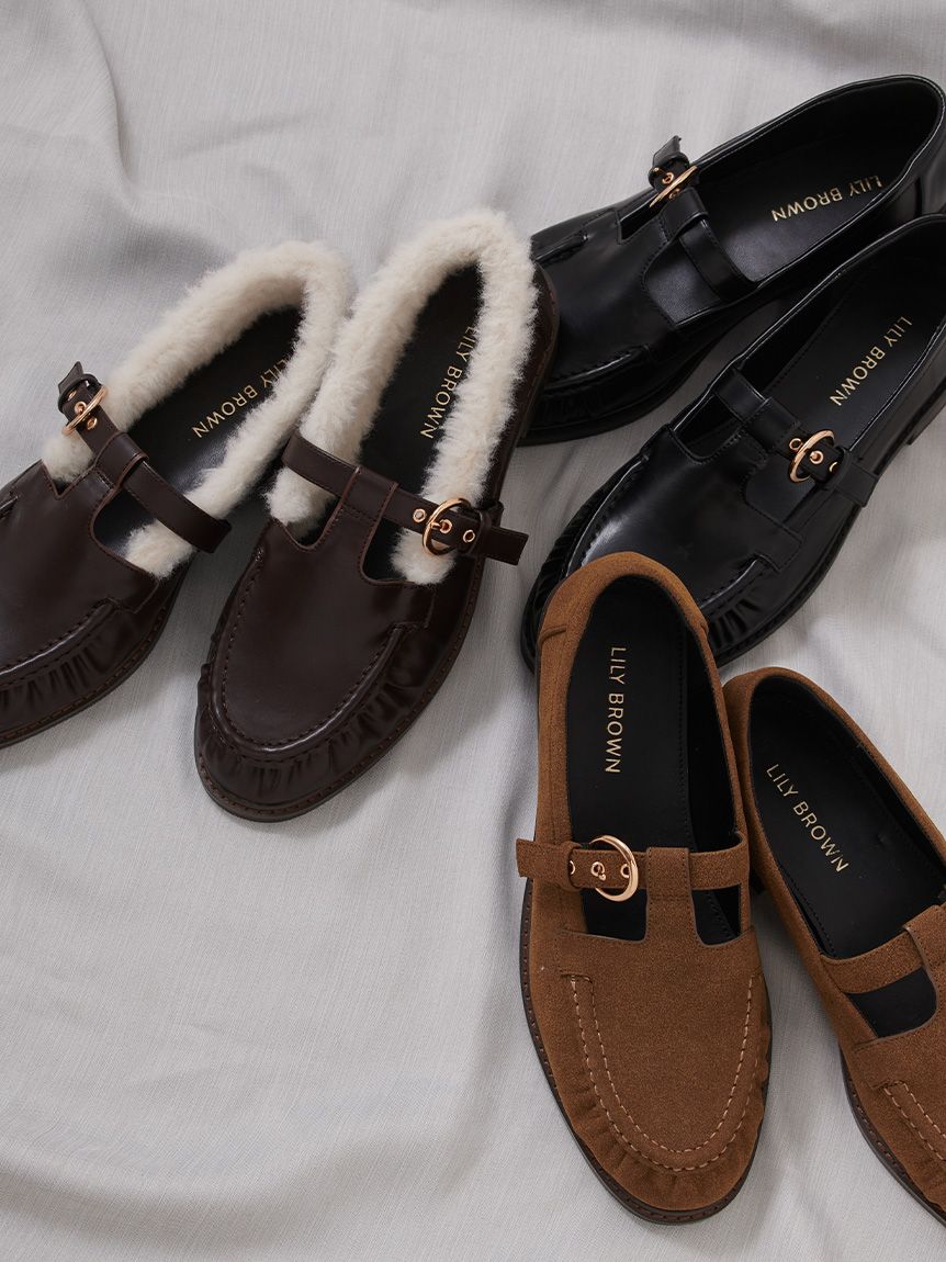ストラップローファー(フラットシューズ)｜SHOES｜LILY BROWN（リリー