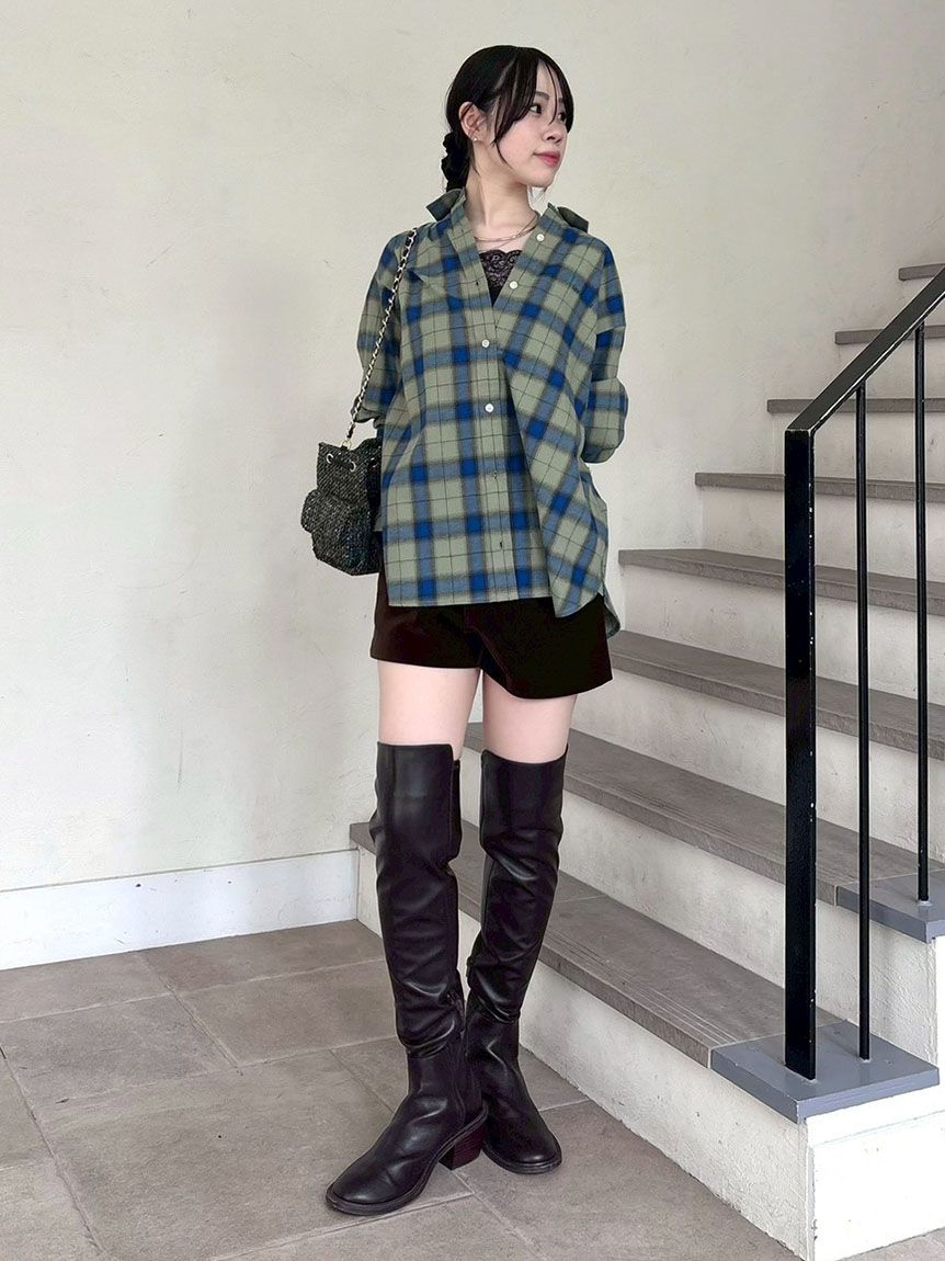 ストレッチニーハイブーツ(ロングブーツ)｜SHOES｜LILY BROWN（リリー