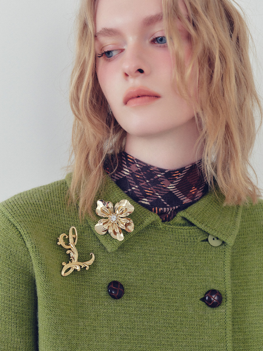 ニットダブルミニワンピコート(コート)｜アウター｜LILY BROWN（リリー