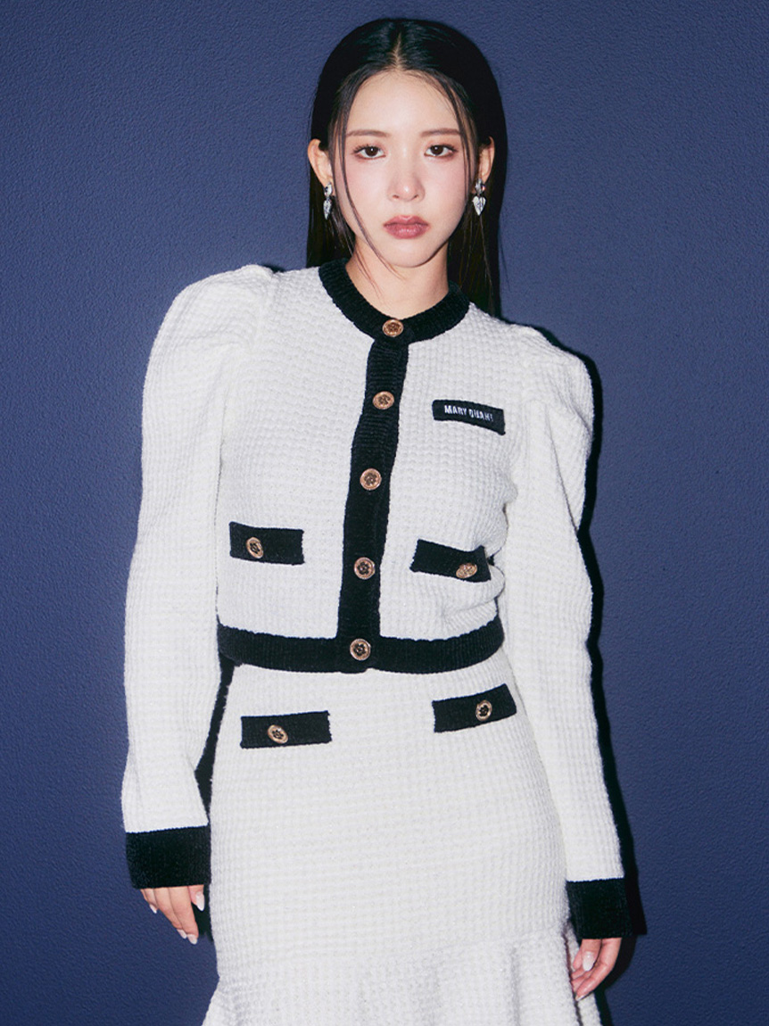 LILY BROWN マリークワントカーディガン・アンサンブル アイボリー LILY BROWN マリークワントカーディガン・アンサンブル アイボリー