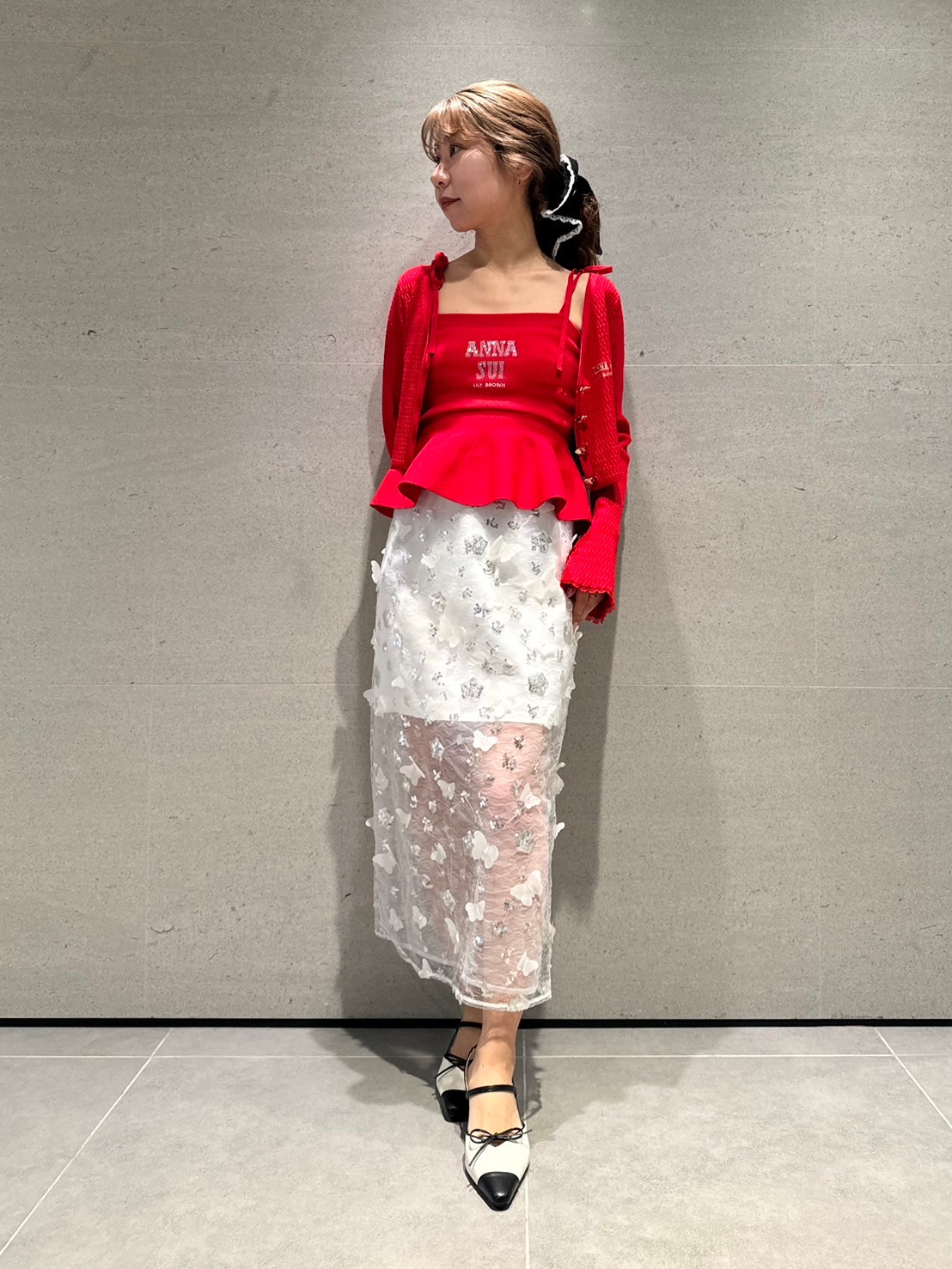 LILY BROWN × ANNA SUI】バタフライカーディガン(カーディガン LILY BROWN × ANNA SUI】バタフライカーディガン(カーディガン