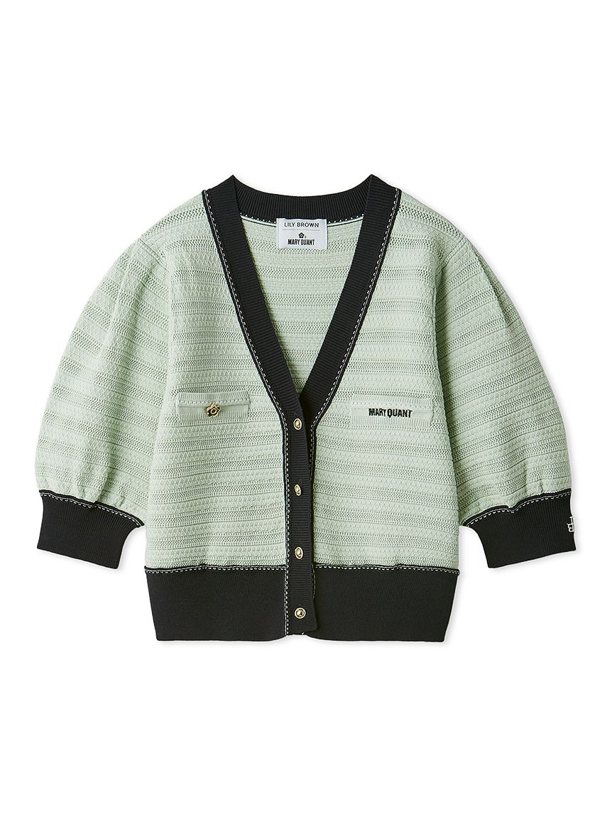 LILY BROWN×MARY QUANT】デイジーモチーフニットカーディガン