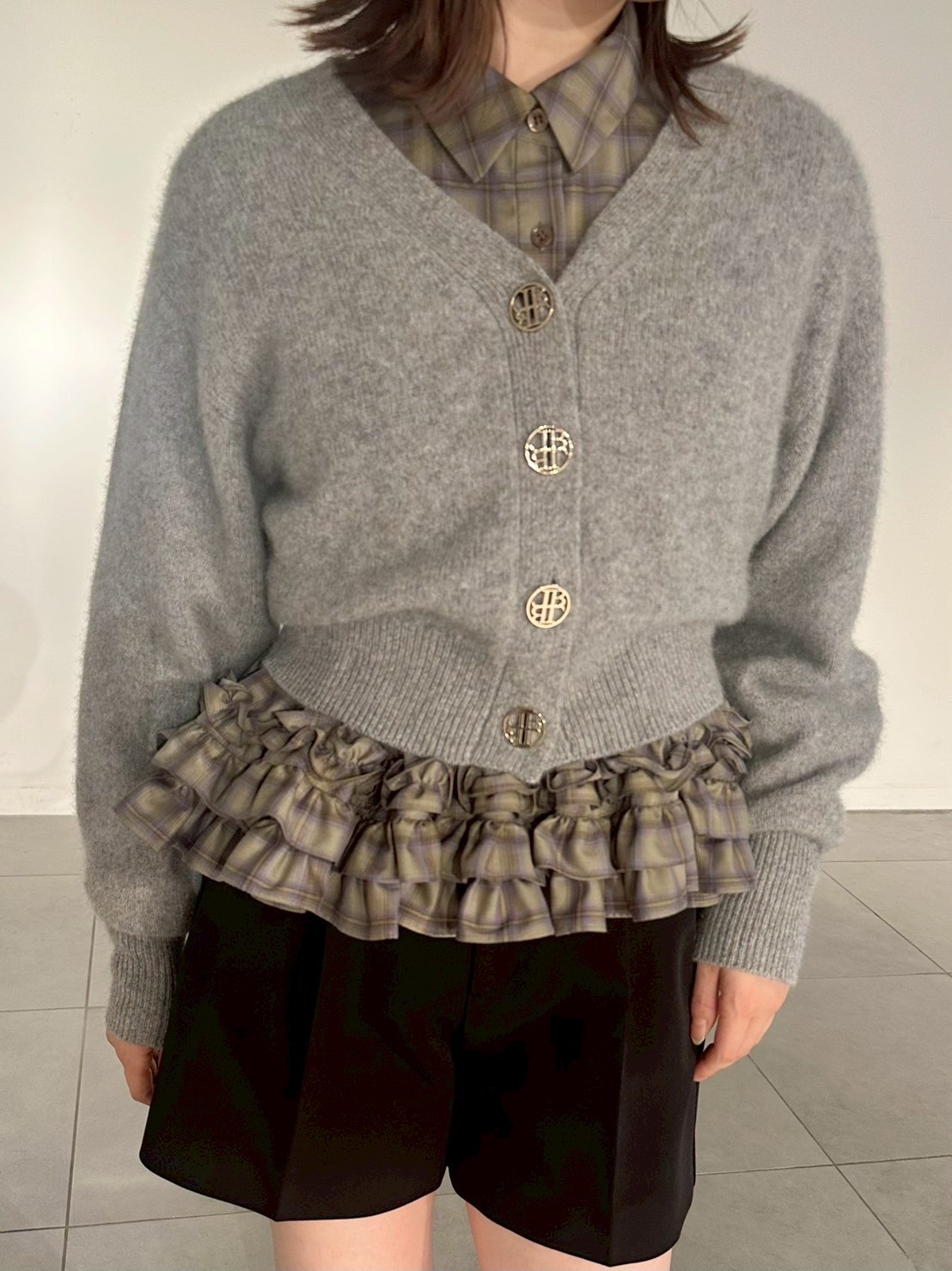 LBロゴフォックスニットカーデ(カーディガン)｜トップス｜LILY BROWN