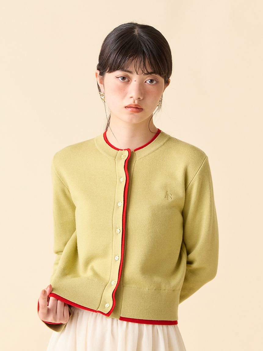 カーディガン Layered Snap Cardigan /レイヤードカーディガン レディース FANCY CLUB カーディガン A'GEM/9 × .kom 「 CLUB/ファンシー