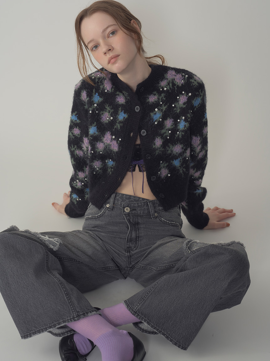 ANNA SUI×リリーブラウン カーディガン＆ペプラムキャミソール ANNA SUI×リリーブラウン カーディガン＆ペプラムキャミソール