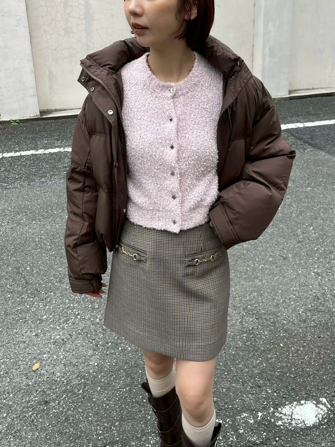 ラメニットカーディガン(カーディガン)｜トップス｜LILY BROWN（リリー