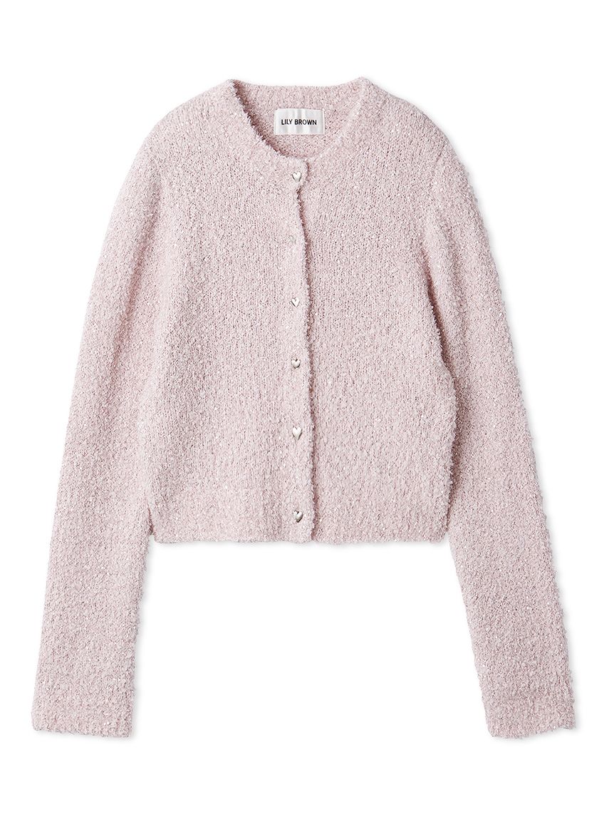 ラメニットカーディガン(Hearts2Hearts着用)(カーディガン)｜トップス