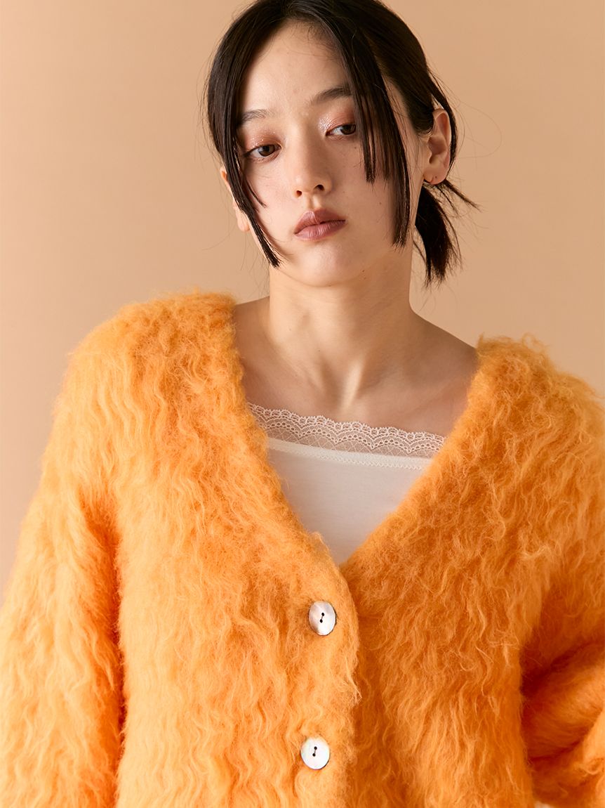 リリーブラウン ケイタマルヤマ オレンジ カーディガン 美品