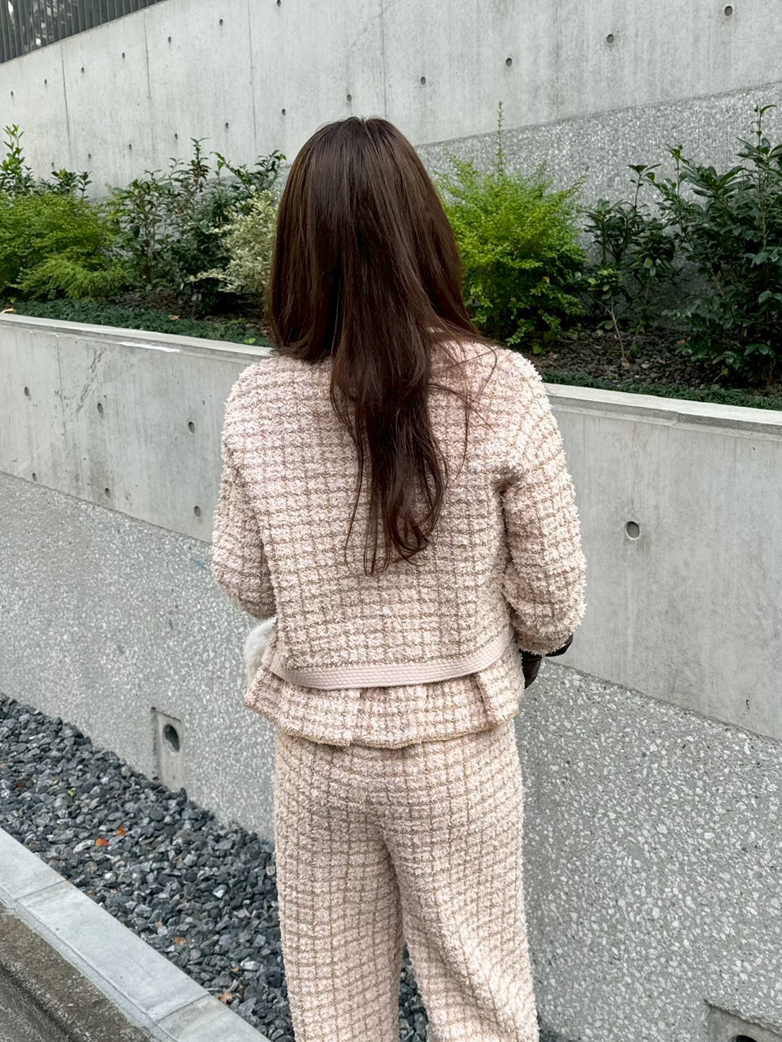 ツイードニットカーディガン(セットアップアイテム)｜LILY BROWN