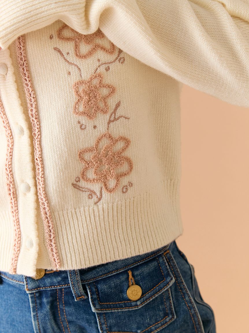 【マルガリータ】LilyPoem フラワーモチーフ ウール カーディガン 2026年最新】リリーポエムの人気アイテム - メルカリ