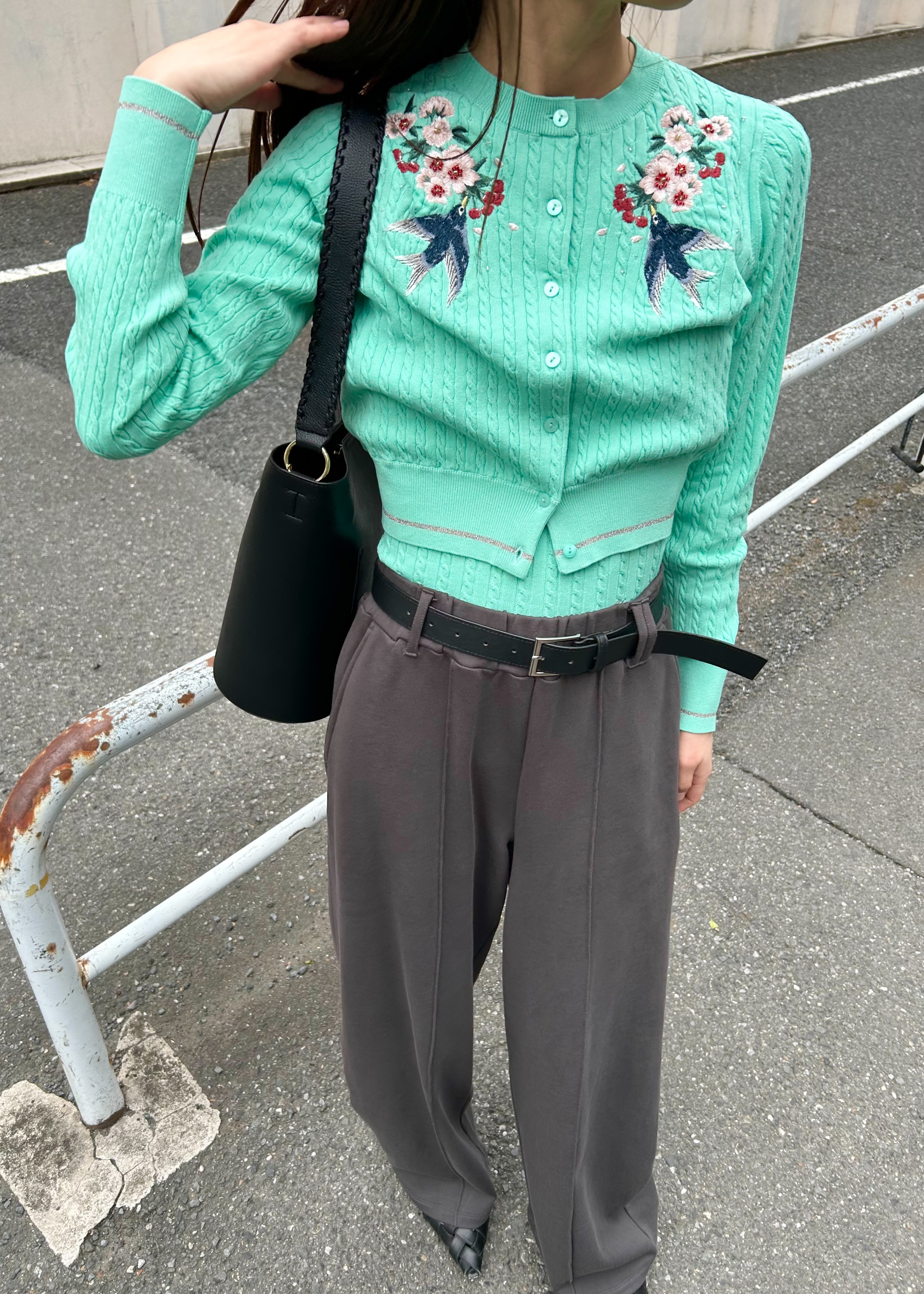 LILY BROWN×KEITA MARUYAMA】エンブロイダリーカーディガン