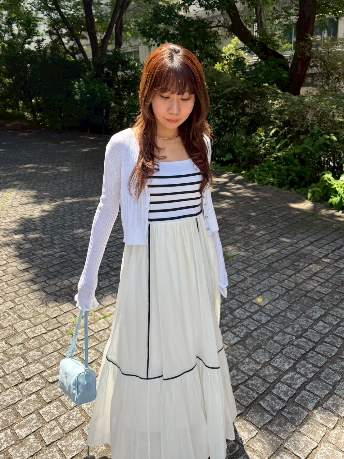 HOUSE OF LOTUS ガウン ロングカーディガン ワンピース フリンジ ウォッシャブル】Vネックニットカーディガン(カーディガン)｜トップス