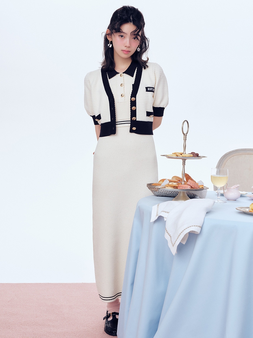 LILY BROWN×MARY QUANT】ニットカーディガン(カーディガン・ボレロ