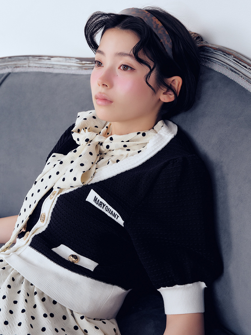 LILY BROWN×MARY QUANT】ニットカーディガン(カーディガン・ボレロ