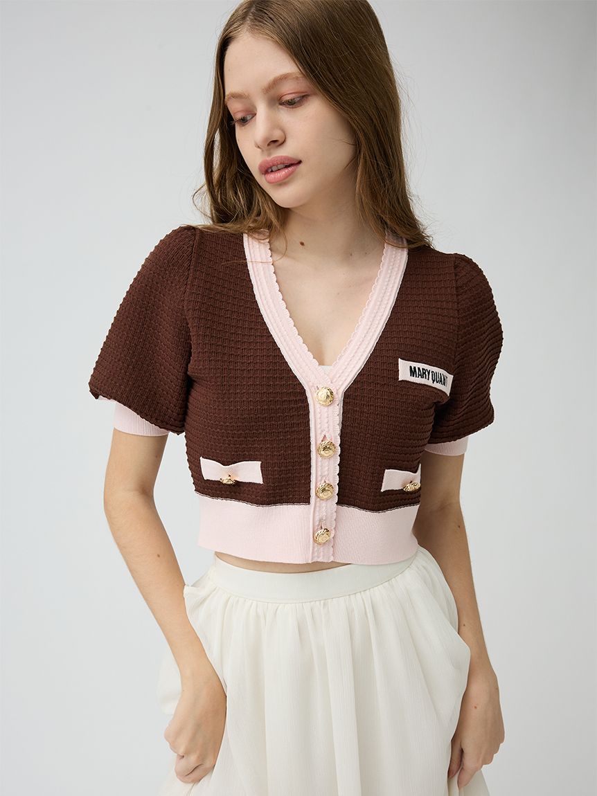 LILY BROWN×MARY QUANT】ニットカーディガン(カーディガン・ボレロ