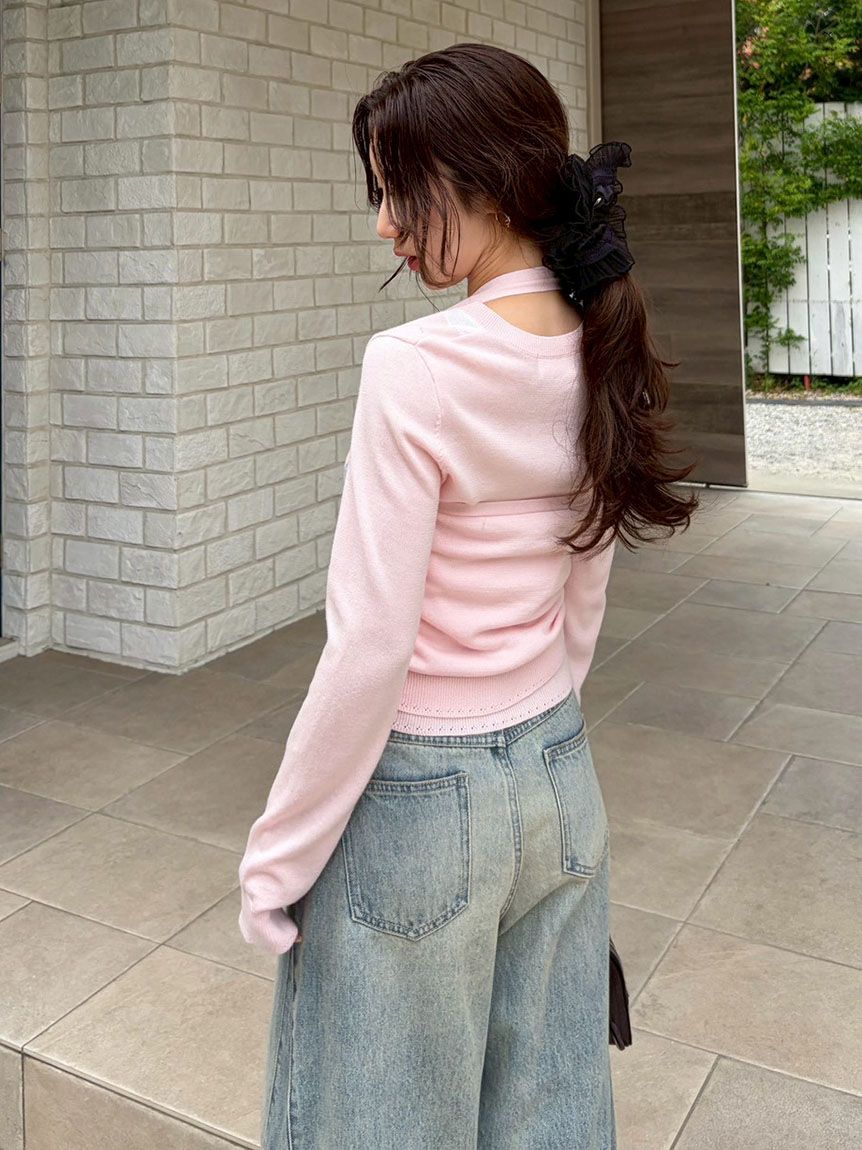 LILY BROWN カーディガン アーガイルニットカーディガン(カーディガン)｜トップス｜LILY BROWN