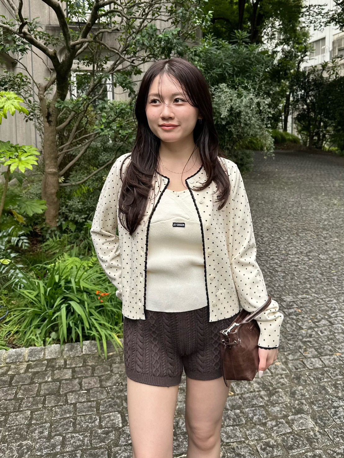 限定カラー】スカラップトリムニットカーディガン(カーディガン