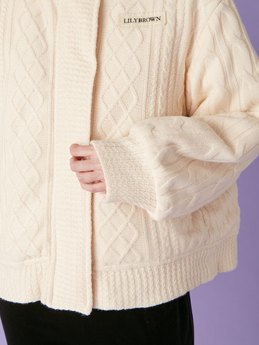 ニットパフダウン(コート)｜アウター｜LILY BROWN（リリーブラウン）の