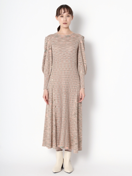 リブ編みニットワンピース マキシ ロングワンピース ワンピース Lily Brown リリーブラウン の通販サイト 公式