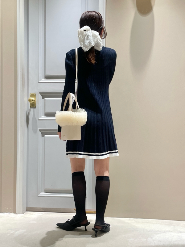 オフィシャル・アプリ限定カラー】ポロニットミニワンピース