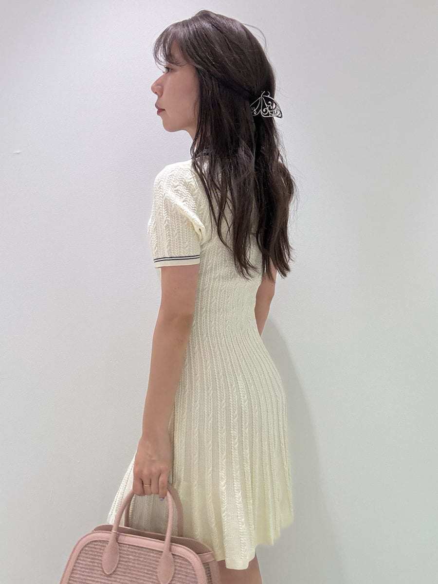 リリーブラウン ポロニットミニワンピース ポロニットミニワンピース（ミニワンピース）｜LILY BROWN