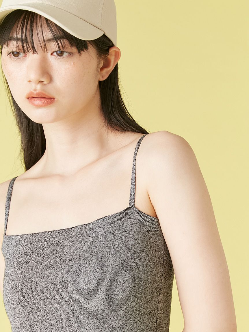 min。リリーブラウン ニットビスチェ切替ワンピース LILY BROWN｜【WEB限定カラー】【WEB限定00サイズ】ニット