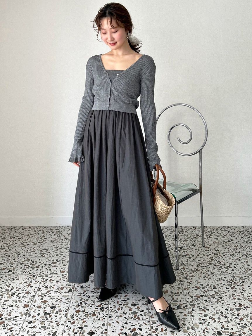 BARNEYS NEWYORK ニット 切り替えし ワンピース N404 BARNEYS NEWYORK ニット 切り替えし ワンピース N404 レディース