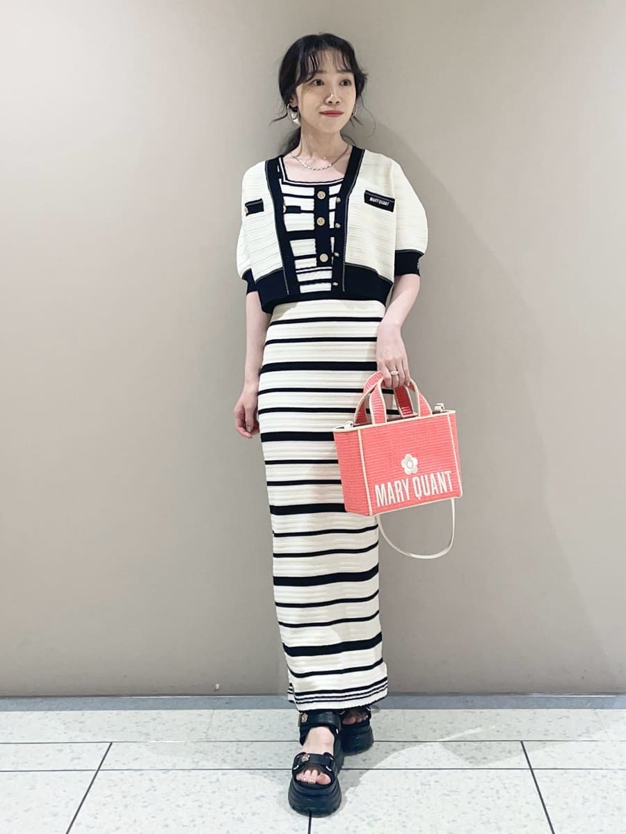 LILY BROWN×MARY QUANT】デイジーボタンノースリーブニット