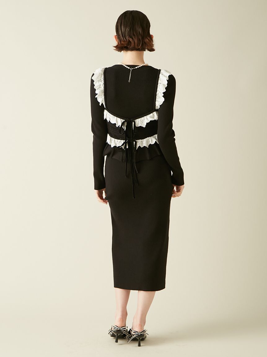 ビスチェセットニットワンピース(ニットワンピース)｜ワンピース｜LILY