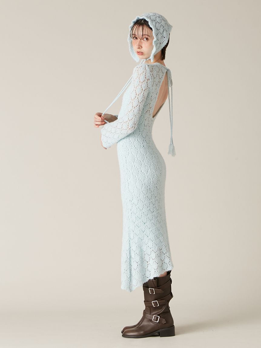 スノーニットワンピース(Hearts2Hearts着用)(マキシ・ロングワンピース