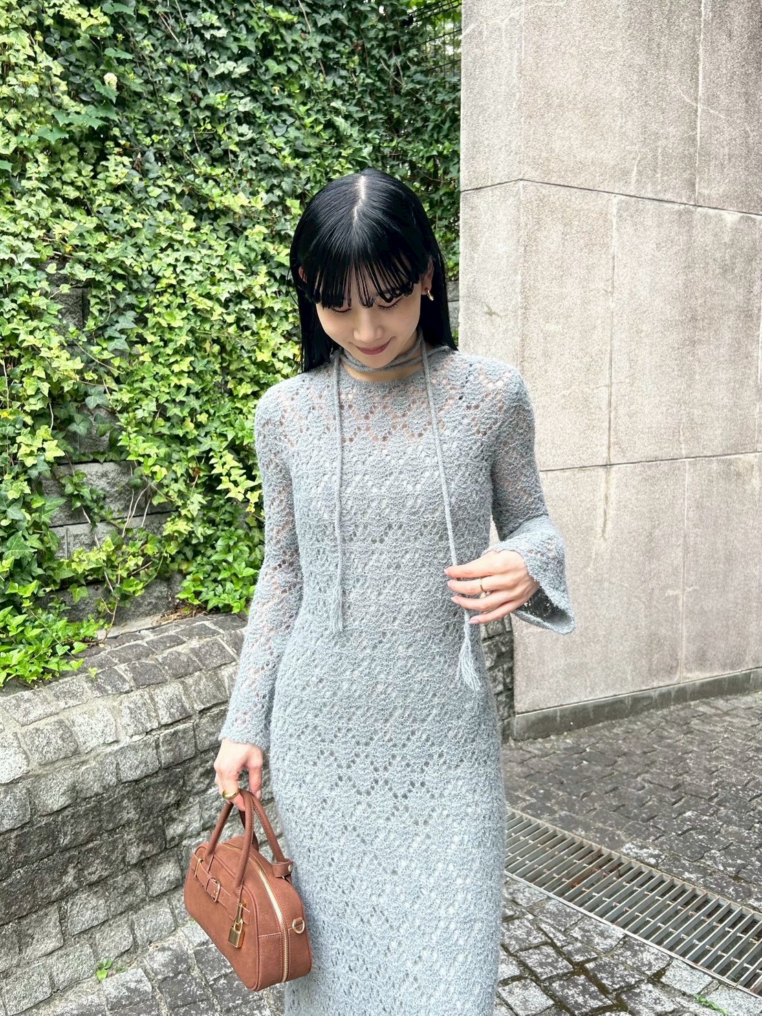 スノーニットワンピース(Hearts2Hearts着用)(マキシ・ロングワンピース